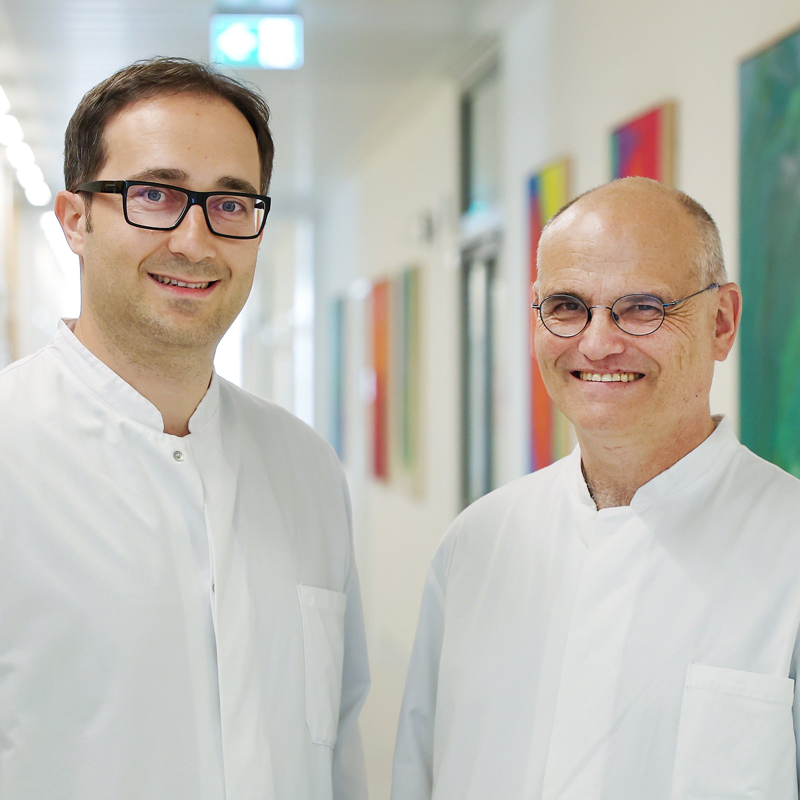 Oberarzt Dr. med. Aleksandar Gotovac, Oberarzt Dr. med. Jörg Krysl team photo